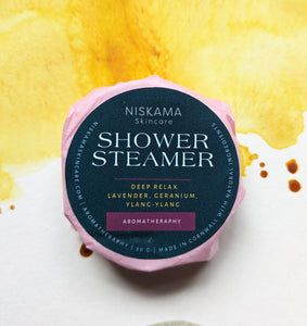 Shower steamer for aromatherapy